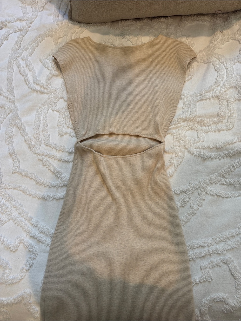 Aritzia Wilfred Free Cutout Knit Dress